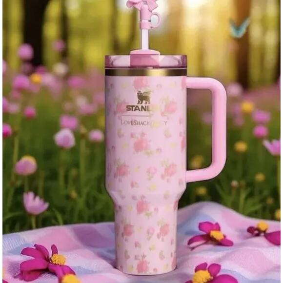 Stanley Accessories - Stanley x LoveShackFancy Quencher H2.0 Flowstate™ Tumbler 40 Ounce NIB Authentic